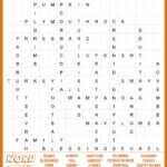 Free Thanksgiving Word Search Printable   With Answers Included Inside Thanksgiving Word Scramble Puzzles To Print