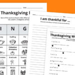 Free Thanksgiving Worksheets Bundle Inside Thanksgiving Puzzles For Elementary Students