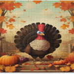 Freeamg 1000 Pieces Thanksgiving Turkey Jigsaw Puzzle For Adults Within Thanksgiving Turkey Puzzle