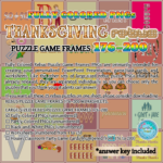 Fully Colored Thanksgiving Rebus Puzzle Game Frames 176–200 Pngs Inside Thanksgiving Rebus Puzzles With Answers