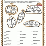 Fun Games 4 Learning: Thanksgiving Word Puzzles Freebie Inside Thanksgiving Puzzle Games