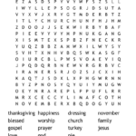 Giving Thanks Word Search   Wordmint With Regard To Christian Thanksgiving Puzzles