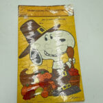 Hallmark Greeting Card Puzzle Happy Thanksgiving 1958 Snoopy With Snoopy Thanksgiving Puzzle