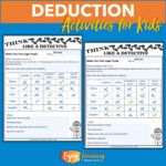 Logic Puzzles For Kids   Deductive Reasoning & Make Your Own! With Regard To Thanksgiving Dinner Logic Grid Puzzle Answers