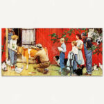 Norman Rockwell Visits A County Agent Intended For Norman Rockwell Thanksgiving Puzzle