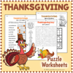 Printable Thanksgiving Puzzles With Puzzles To Print Thanksgiving