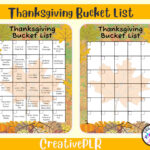 Thanksgiving Bucket List | Printable Bucket List | Holiday Throughout Thanksgiving With Granny Logic Puzzle Key