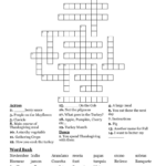 Thanksgiving (By Livvy And Brett) Crossword   Wordmint Intended For Gobble Til You Wobble Thanksgiving Crossword Puzzle Answers