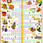 Thanksgiving: Crossword Puzzl…: English Esl Worksheets Pdf & Doc Pertaining To Esl Thanksgiving Crossword Puzzle