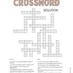 Thanksgiving Crossword Puzzle   Cute & Free Printable | Saturdaygift Within Answers To Thanksgiving Crossword Puzzle