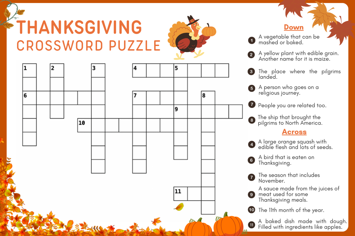 Thanksgiving Crossword Puzzle – Sword &amp;amp; Shield intended for Thanksgiving Crossword Puzzle Printable Free