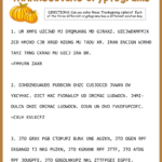 Thanksgiving Cryptograms Regarding Thanksgiving Secret Message Puzzle Answer Key
