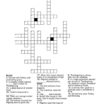 Thanksgiving Day Puzzle Crossword   Wordmint Intended For Thanksgiving Cross Number Puzzle Answers