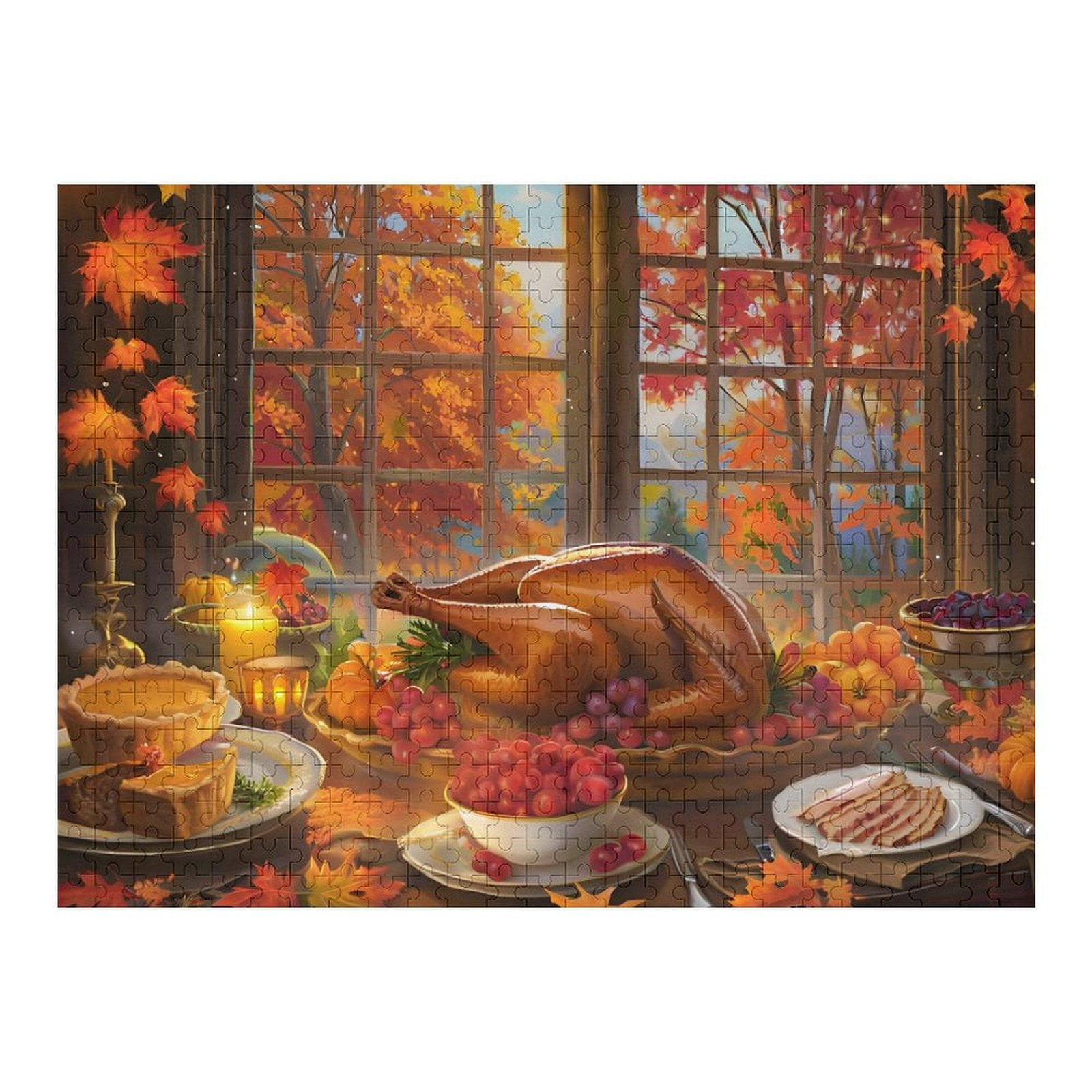 Thanksgiving Jigsaw Puzzle with Thanksgiving Themed Jigsaw Puzzles