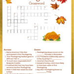 Thanksgiving Kreuzworträtsel   Etsy.de With Regard To Thanksgiving Day Puzzle