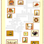 Thanksgiving : New Crossword Puzzle…: English Esl Worksheets Pdf & Doc Regarding Esl Thanksgiving Crossword Puzzle