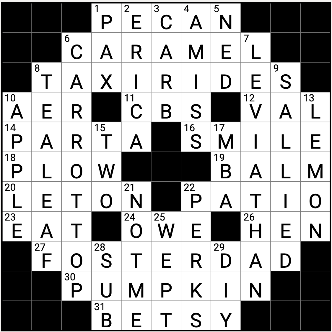 Thanksgiving Puzzle Answers 2023 - The New York Times within Thanksgiving Crossword Puzzles Answers