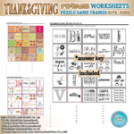 Thanksgiving Rebus Puzzle Game Frames 176–200 Worksheets | Made With Regard To Free Printable Thanksgiving Rebus Puzzles