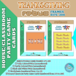 Thanksgiving Rebus Puzzle Party Game Cards 176–200 | Madeteachers For Thanksgiving Rebus Puzzles