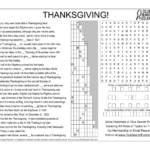 Thanksgiving Trivia Quiz Inside Thanksgiving Quiz Puzzle