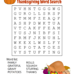 Thanksgiving Word Search (Free Printable Puzzles) – Free Pertaining To Thanksgiving Puzzle Games