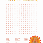 Thanksgiving Word Search   Kids Activity Zone With Regard To Thanksgiving Word Puzzle