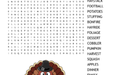 Thanksgiving Word Search - Wordmint in Thanksgiving Word Search Puzzles