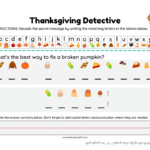 Unlocking Learning Through Cryptograms: A Thanksgiving Gift For Inside Thanksgiving Secret Message Puzzle