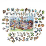 Wooden Jigsaw Puzzle For Adultsfoxsmartbox   373 Pcs Throughout Thanksgiving Puzzle Amazon