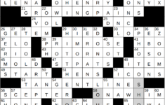 0429-25 Ny Times Crossword 29 Apr 25, Tuesday - Nyxcrossword with regard to Bank With A Christmas Price Index Crossword Clue