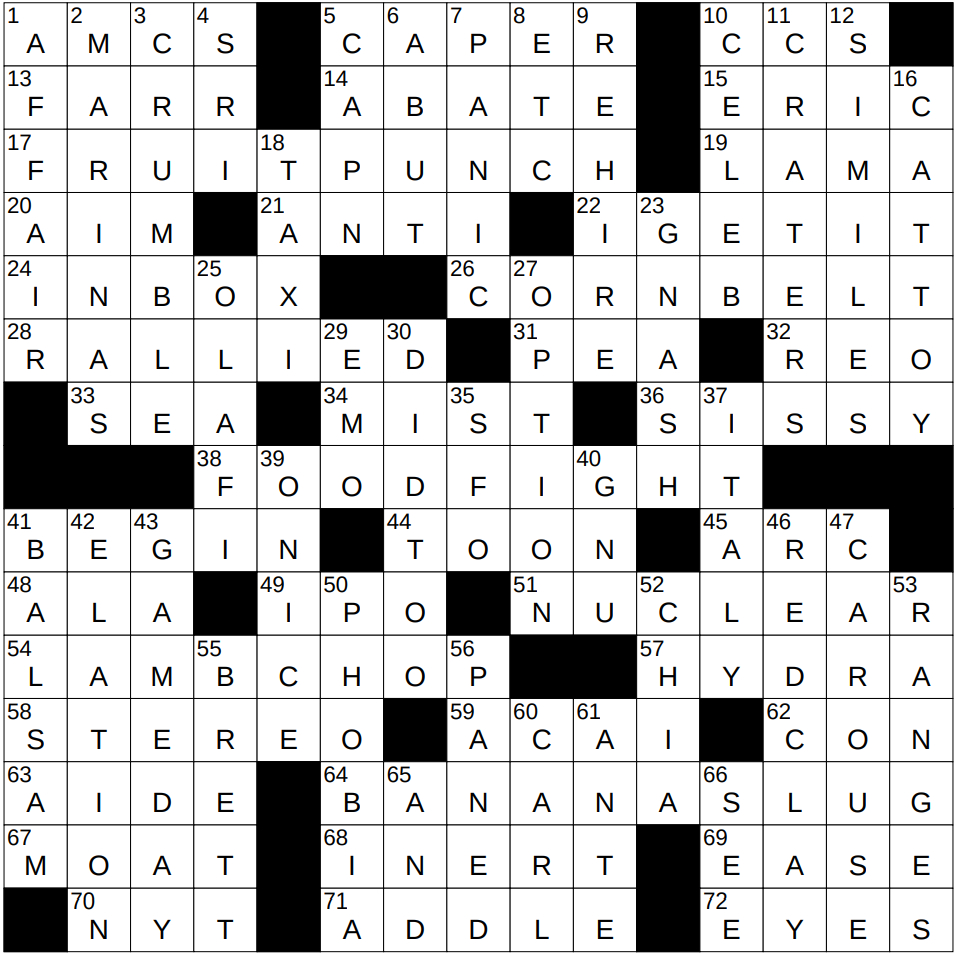 0513 25 ny times crossword 13 may 25 tuesday nyxcrossword throughout christmas themed pub crawl crossword 0513-25 Ny Times Crossword 13 May 25, Tuesday - Nyxcrossword throughout Christmas Themed Pub Crawl Crossword