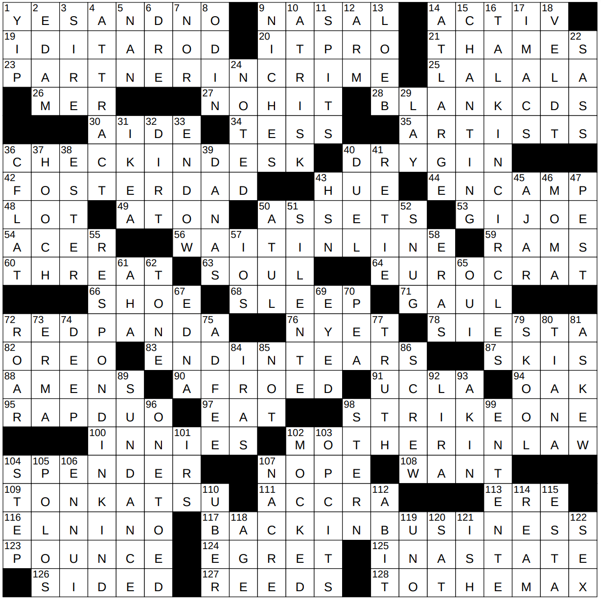 0521 23 ny times crossword 21 may 23 sunday nyxcrossword throughout last christmas pop duo nyt crossword 0521-23 Ny Times Crossword 21 May 23, Sunday - Nyxcrossword throughout Last Christmas Pop Duo Nyt Crossword