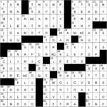 0625 25 Ny Times Crossword 25 Jun 25, Wednesday   Nyxcrossword Intended For Like Santa After Christmas Presumably Nyt Crossword