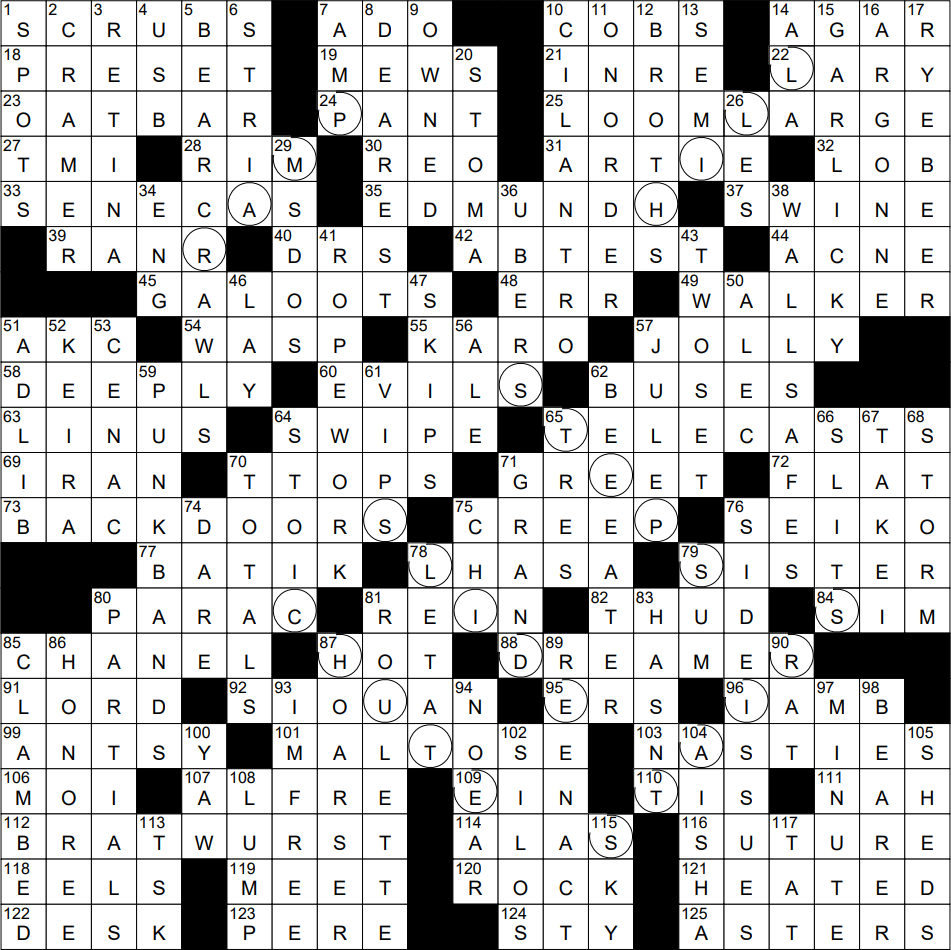 0904-22 Ny Times Crossword 4 Sep 22, Sunday - Nyxcrossword throughout Christmas Carol Meanie Crossword