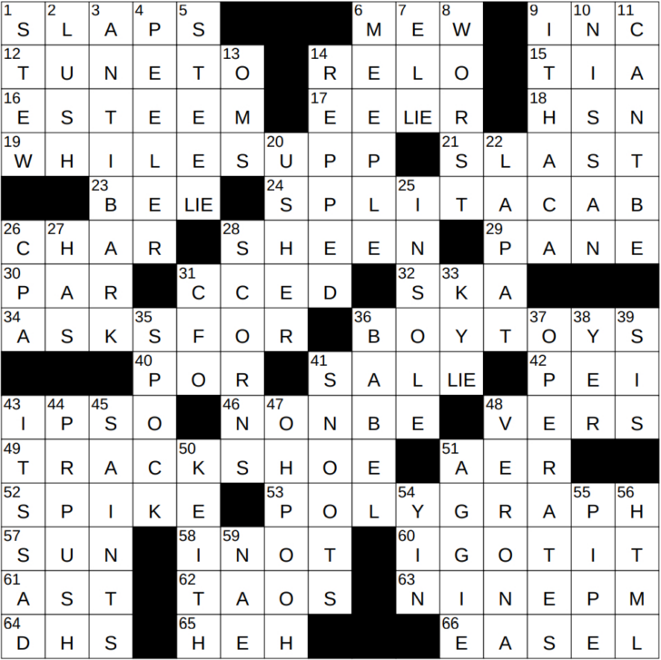 Puts on a Christmas List Nyt Crossword