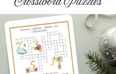 12 Days Of Christmas Crossword Puzzles (Free Printable) - Once in 12 Days Of Christmas Crossword