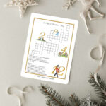 12 Days Of Christmas Crossword Puzzles (Free Printable)   Once In Christmas Garland Crossword Clue