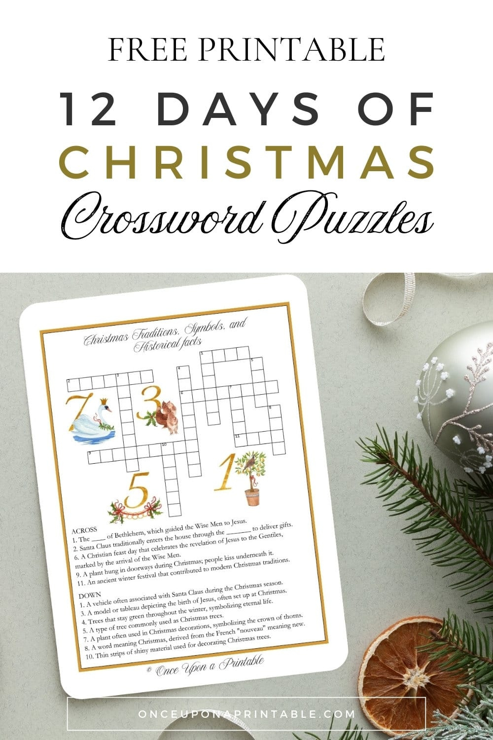 12 days of christmas crossword puzzles free printable once with regard to christmas tune crossword clue 12 Days Of Christmas Crossword Puzzles (Free Printable) - Once with regard to Christmas Tune Crossword Clue