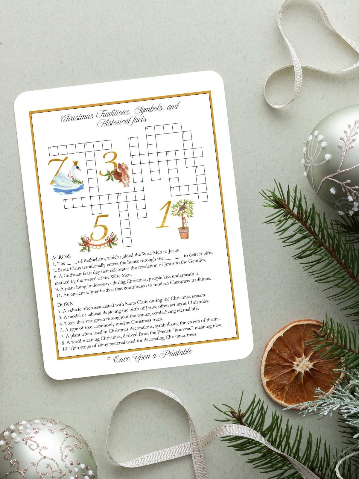 12 days of christmas crossword puzzles free printable once within christmas garland crossword clue 12 Days Of Christmas Crossword Puzzles (Free Printable) - Once within Christmas Garland Crossword Clue