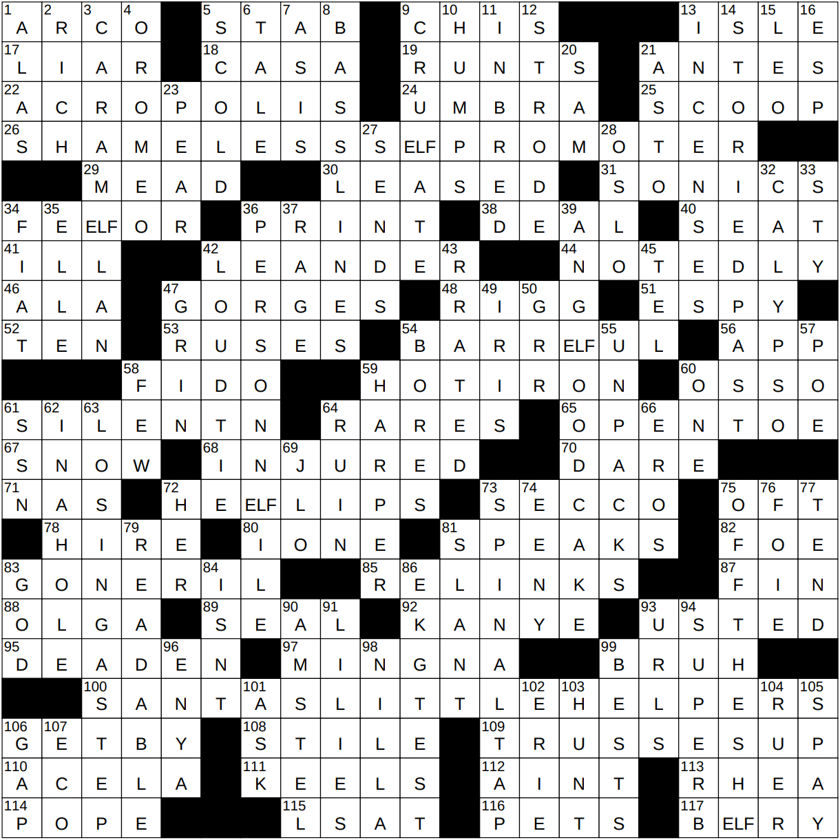 1224-23 Ny Times Crossword 24 Dec 23, Sunday - Nyxcrossword for Christmas Carols Nyt Crossword