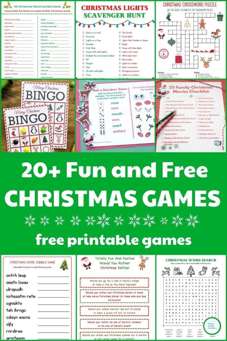 20 free printable christmas games for the whole family intended for christmas party game crossword 20+ Free Printable Christmas Games For The Whole Family intended for Christmas Party Game Crossword