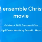 2003 Ensemble Christmas Movie Answer   Up And Down Words Clue With Regard To 2003 Christmas Film Crossword Clue