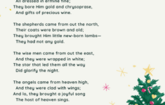 30+ Christmas Poems For Kids To Read This Holiday Season throughout Christmas Poem Opener Crossword