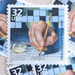 5 Kreuzworträtsel Briefmarken, 32 Cent, 1998, 1910Er Jahre Inside Christmas Stamp Pair Crossword