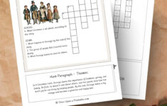 A Christmas Carol Crossword Puzzles (Free To Print) – Once Upon A regarding Start of a Christmas Carol Crossword