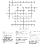A Christmas Carol Crossword   Wordmint For A Christmas Carol Name Crossword