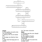 A Christmas Carol Crossword   Wordmint Inside Clerk In Christmas Carol Crossword