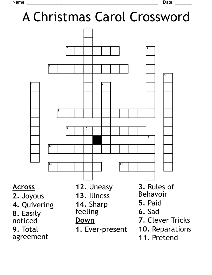 a christmas carol crossword wordmint intended for christmas carol opener crossword A Christmas Carol Crossword - Wordmint intended for Christmas Carol Opener Crossword