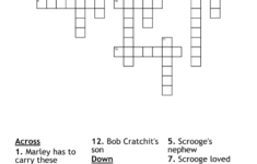A Christmas Carol Crossword – Wordmint intended for Crossword Puzzle a Christmas Carol