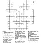 A Christmas Carol Crossword   Wordmint Regarding Clerk In A Christmas Carol Crossword Clue